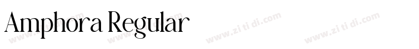 Amphora Regular字体转换